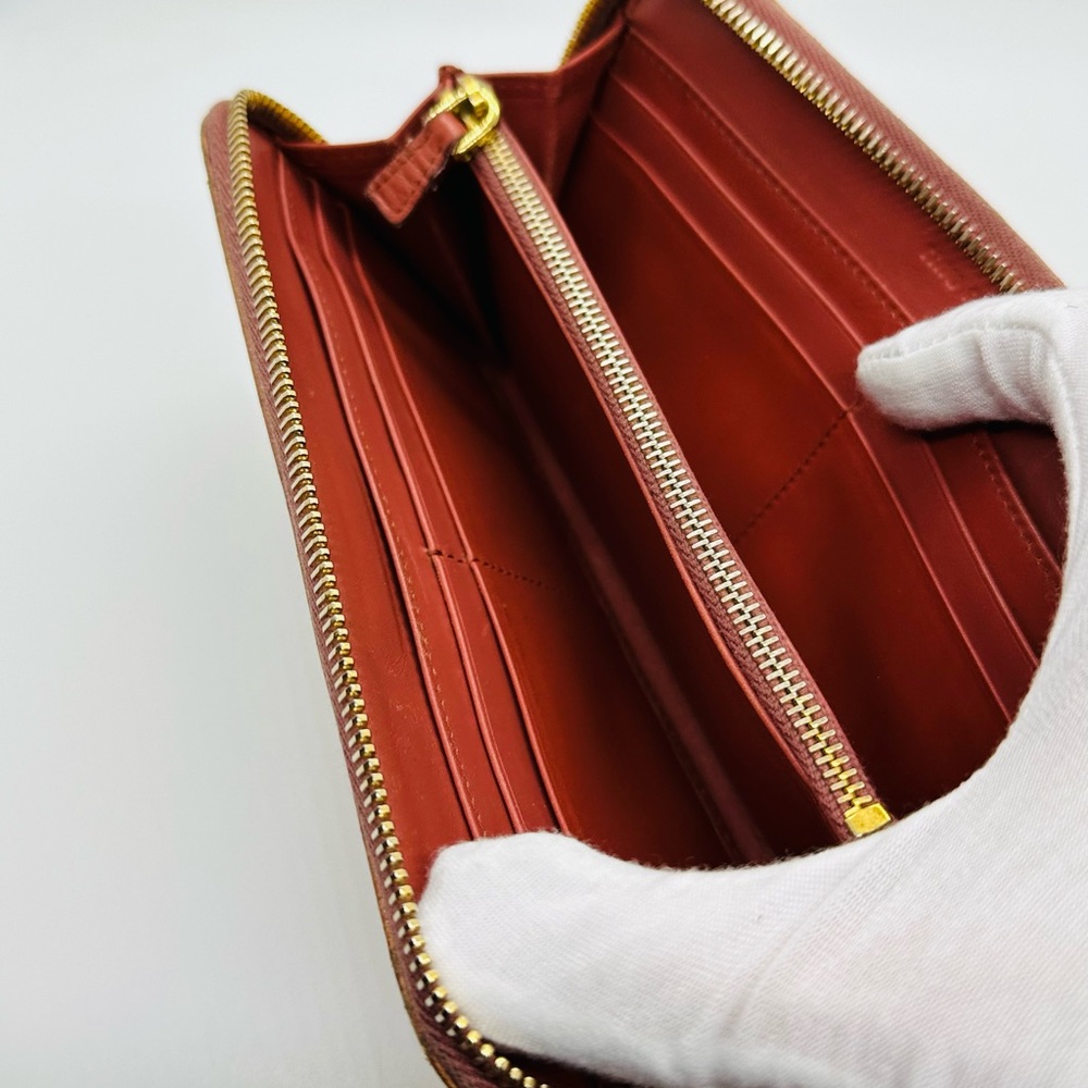 Miu Miu Large Crocodile Zip Around Wallet - image 3